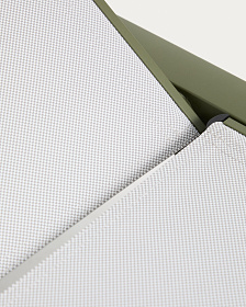 Шезлонг Capraia из зеленого алюминия