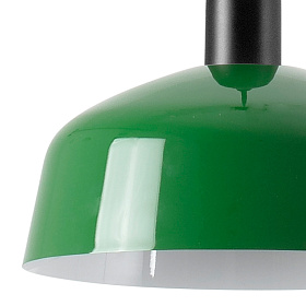 Подвесной светильник TATAWIN M с абажуром зеленый металл 1xE27