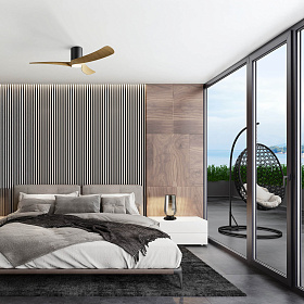 9053 Люстра-вентилятор NEMO XS