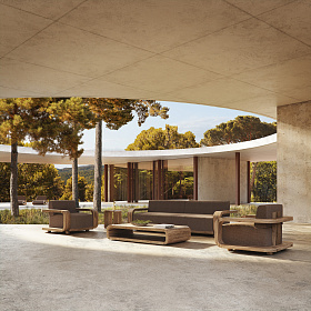 Уличный диван CORBA