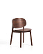 Стул Ludara из дубового шпона с отделкой орех