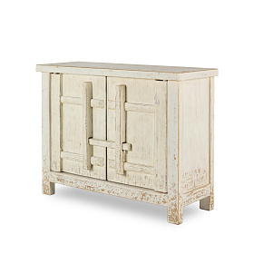 Деревянный комод с белой отделкой Lilos