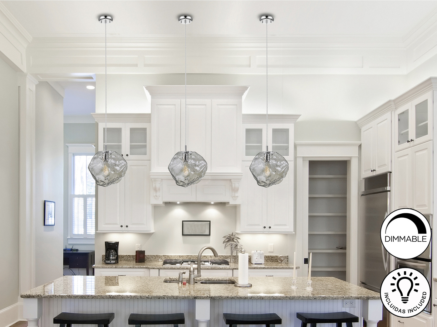 Подвесной светильник Petra Ø27 1L E27 хром