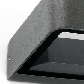 Уличное бра Axel темно-серое