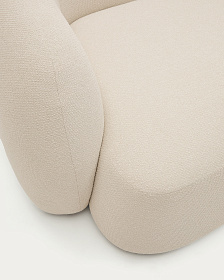 Модульный 2-местный диван Martina цвета экрю с правым шезлонгом 230 см