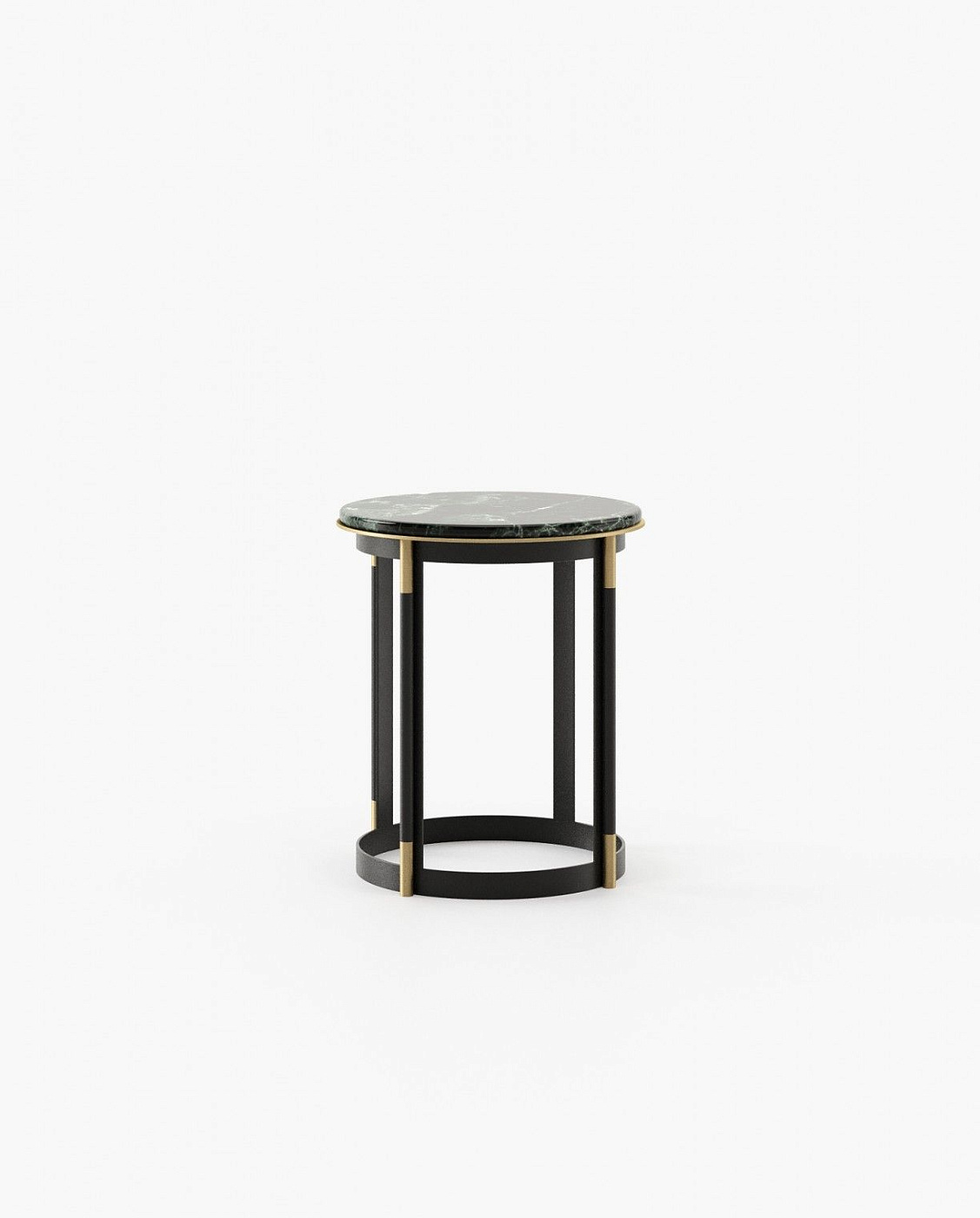 Приставной столик Lyssa Ø47 мрамор