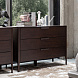 Комод RONDA темный орех V36W1