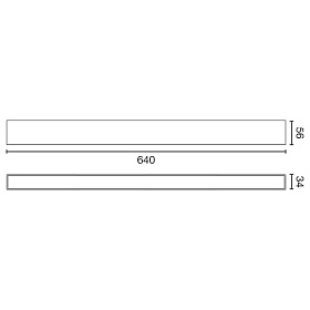 Светильник Neso Line 64 3000K белый CASAMBI