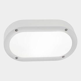 Уличный настенный светильник Basic Oval  IP66 E27 15W Белый 