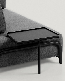 3-х местный диван Compo темно-серый с большим подносом