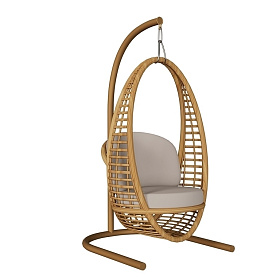 Подвесное кресло Heri NATURAL RATTAN с основанием 2900