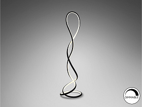 Evania Торшер черный матовый