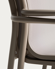 Комплект садовой мебели Brela стол и 6 стульев Luri из бежевого алюминия