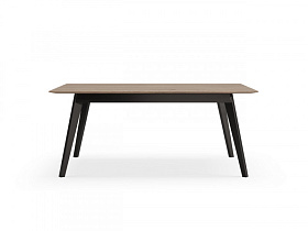 Обеденный стол Blue 200x110 дуб натуральный/черный