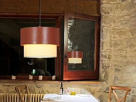 Люстра Kan S терракотовый