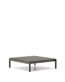 Журнальный столик Sorells из зеленого алюминия 89 x 91 см