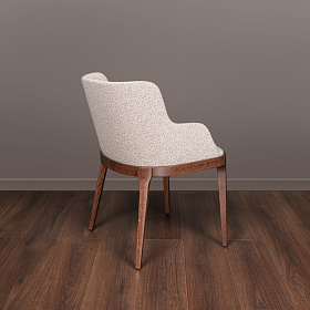 Стул Garbo/А ткань Loop 07, итальянский орех