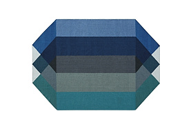 Ковер уличный Diamond синий-зеленый