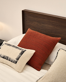 Чехол на подушку Nuval из ткани красного цвета 50 x 50 см