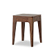 Приставной столик RONDA шпон ореха F 40x40x50