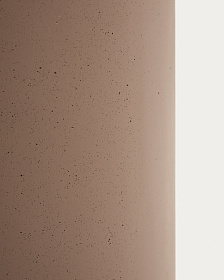 Кашпо Aiguablava из коричневого цемента, диаметр 52 см