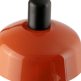 Подвесной светильник TATAWIN с абажуром красно-оранжевый металл 5xE27