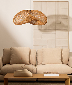 Isora Абажур подвесного светильника из ротанга 81 x 56 см