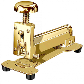 Настольный степлер M-15 L GOLD 23kt