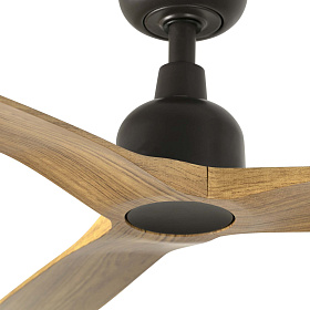 Потолочный вентилятор OUTWOOD L Ш1500MM коричневый/светлый дуб 3 PALAS IP44