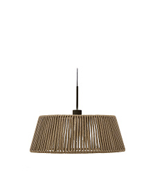 Абажур подвесного светильника Aldet из серого веревочного шнура Ø46 см