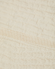 Плед Zenti из 100% хлопка шенилл с двухсторонним жаккардом