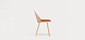 Стул Uma натуральный/терракотовый PU