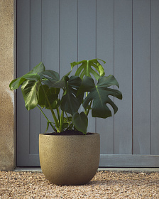 Набор из 2-х кашпо Selvi песчаник светло-коричневого цвета Ø 37 см