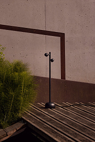 Ландшафтный светильник с кабелем Brot черный 90 см