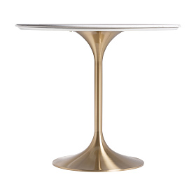 Обеденный стол KELHEIM белый/золотой