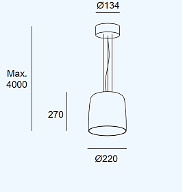 Подвесной светильник Levels Ø220mm 00-A024-05-15