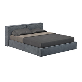 Кровать с подъемным механизмом Amber 160*200 ткань кат 3 Suede TL 517