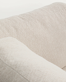 Трехместный диван Nerano из коричневого алюминия, 208 см