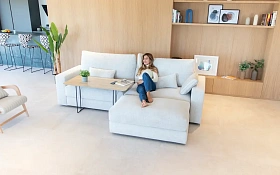 Модульный диван Hector V1 + 4 + V2 + Пуф K