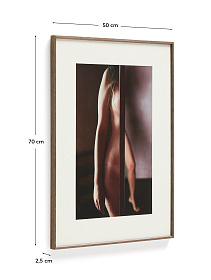 Картина Zavira с фотографией женской фигуры 50 х 70 см