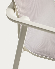 Уличный стул Canea из алюминия цвета экрю