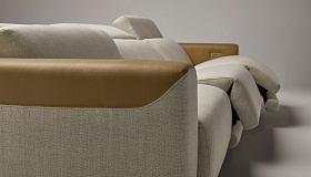 Диван 3-местный Atlanta E4105/01 с подлокотниками, электрическим реклайнером