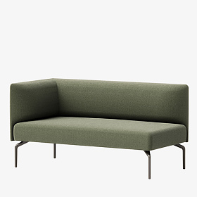 2-х местный угловой модуль дивана Kern со спинкой правый