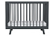Кроватка для новорожденного Lillaland - модель Lilla Aria темно-серая