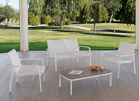 Уличный сет диван,столик,кресло Grau