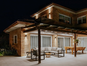 Уличное бра Cosmos Single Emission ø110mm 24.5W 4000K ON-OFF Серый городской 2075lm