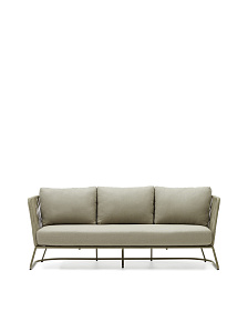 Saconca 3-местный садовый диван бежевый