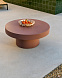Aiguablava Журнальный столик терракотовый цементный Ø66 см