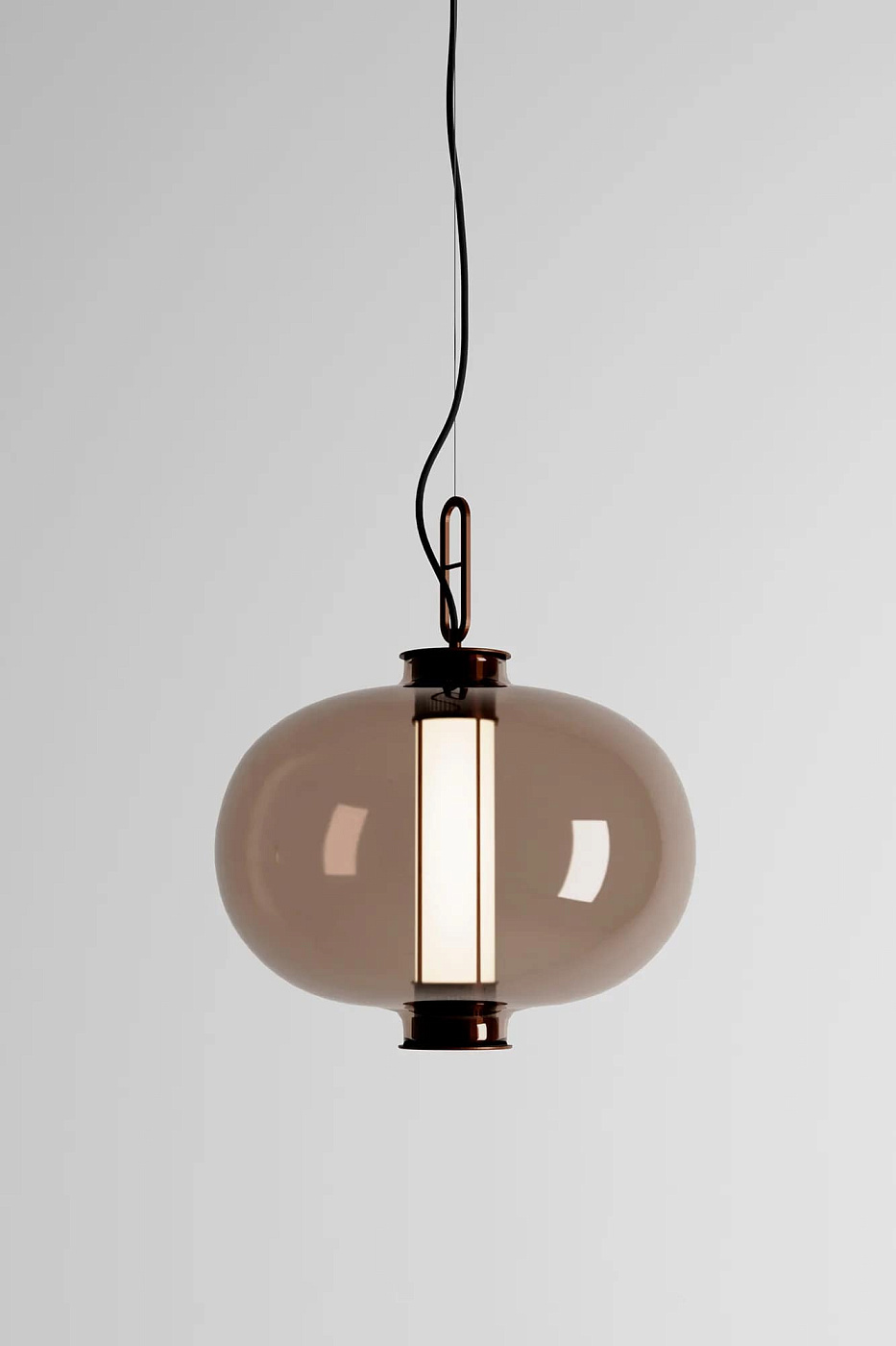 Подвесной светильник Bai T MA MA янтарное стекло