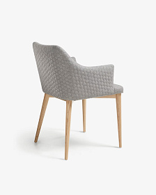 Стул Danai серый тканевый